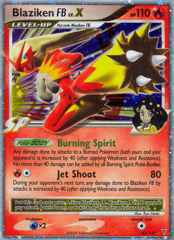 Blaziken FB LV.X, card 142 from Supreme Victors