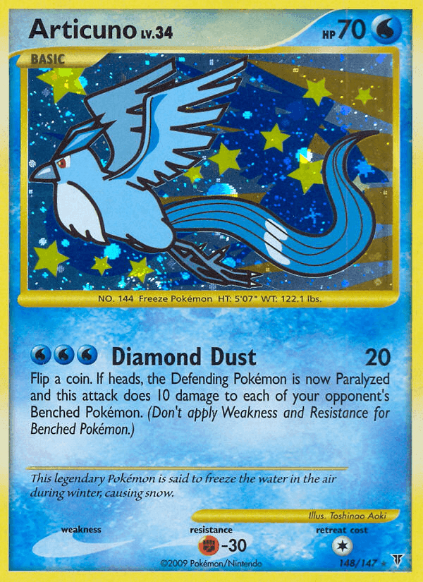Articuno, carta 148 di Supreme Victors