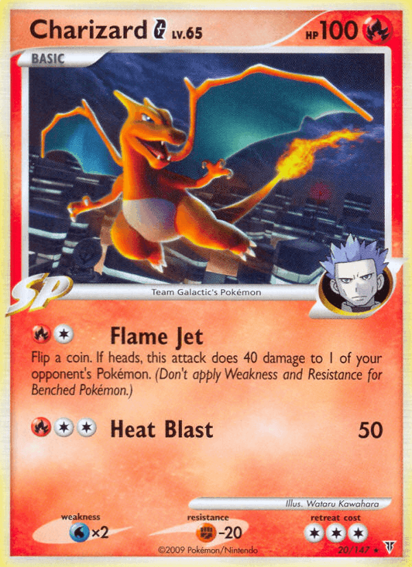 Charizard G, carta 20 di Supreme Victors