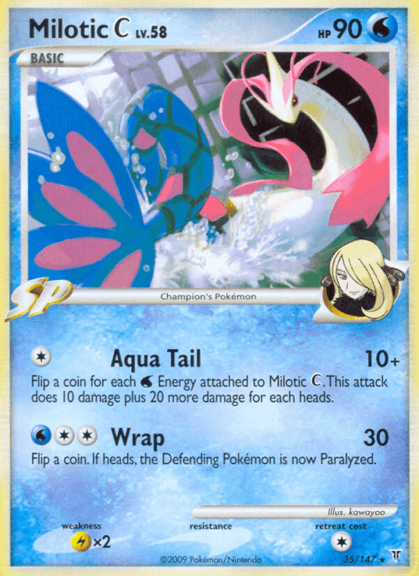 Milotic C, carta 35 di Supreme Victors