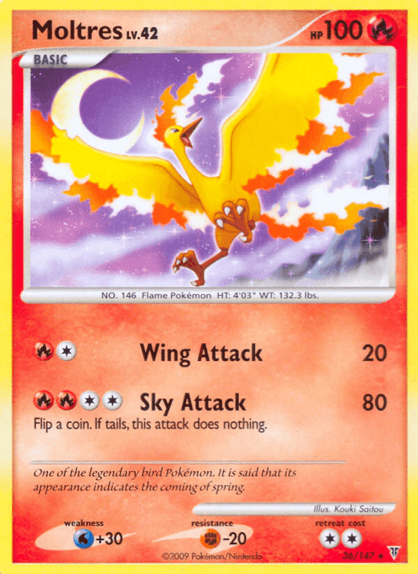 Moltres, carta 36 de Supreme Victors