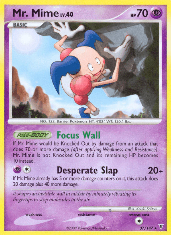 Mr. Mime, carta 37 de Supreme Victors