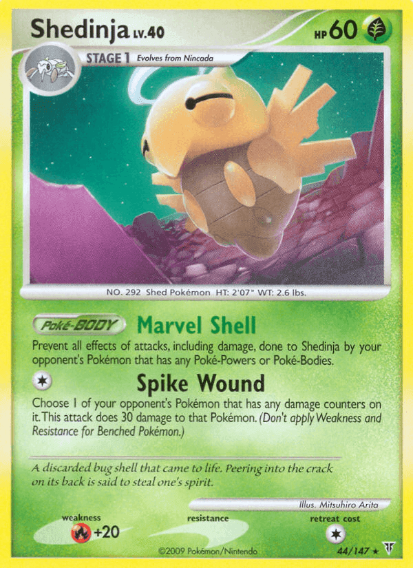 Shedinja, carta 44 de Supreme Victors