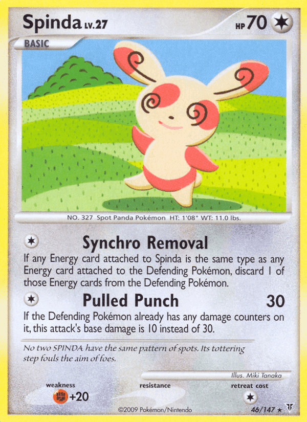 Spinda, carta 46 de Supreme Victors