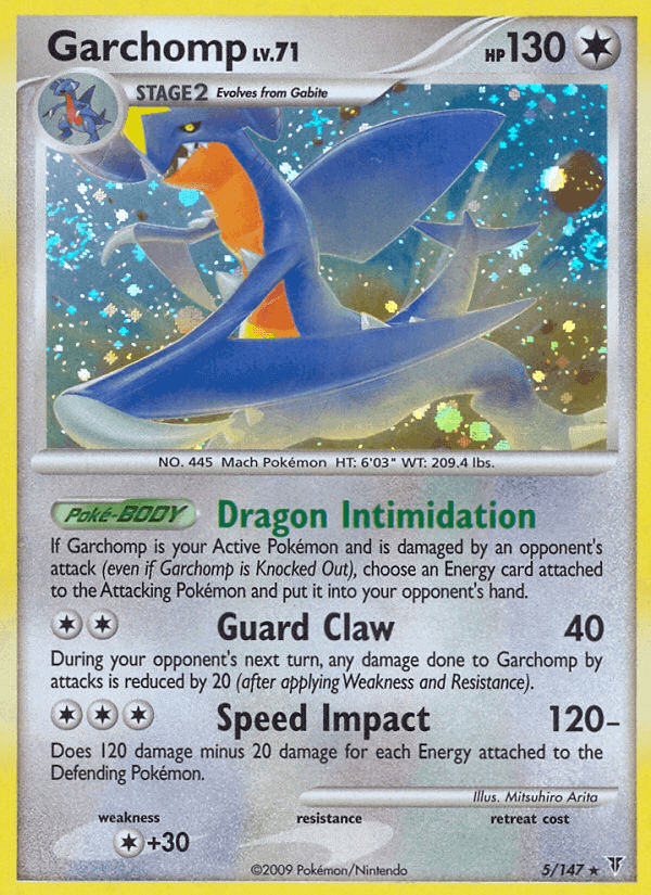 Garchomp, carta 5 de Supreme Victors