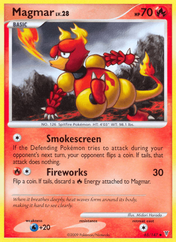 Magmar, card 65 from Supreme Victors