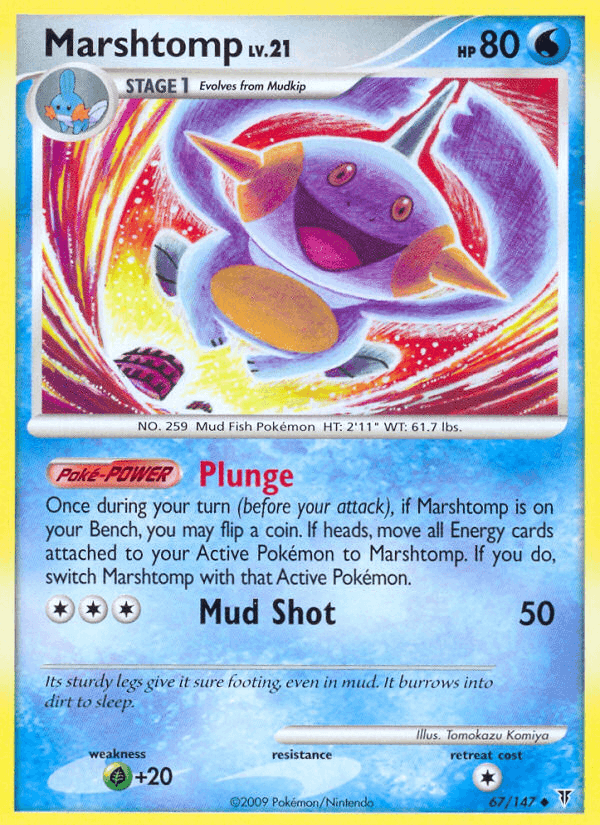 Marshtomp, card 67 from Supreme Victors