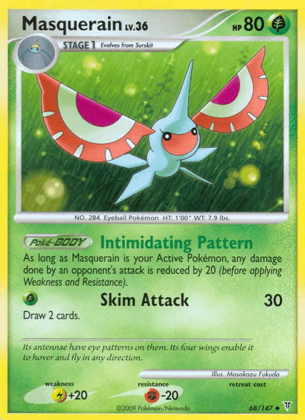 Masquerain, card 68 from Supreme Victors