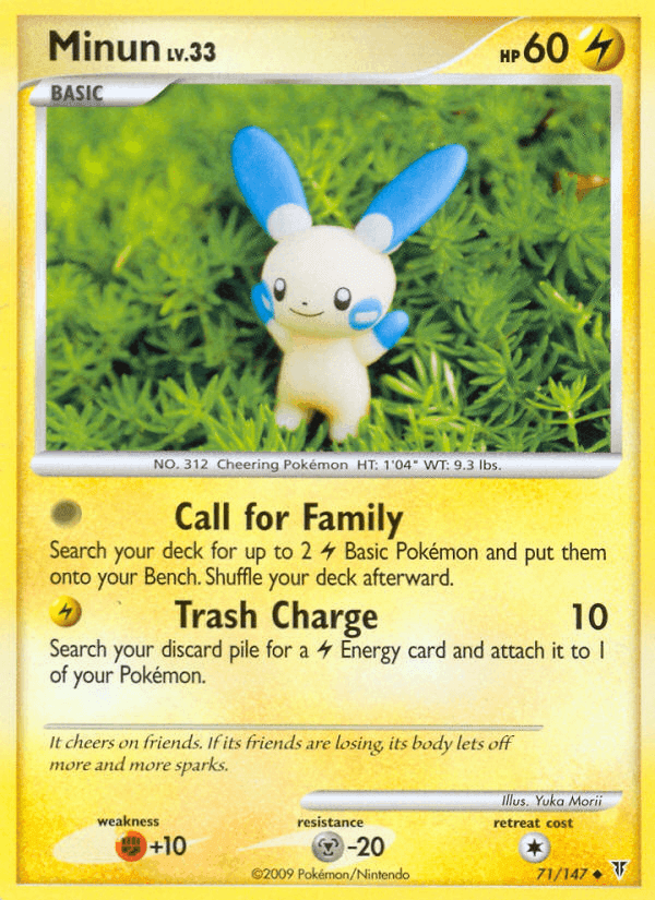 Minun, card 71 from Supreme Victors