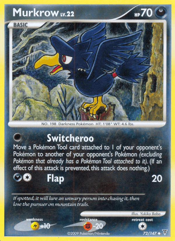 Murkrow, card 72 from Supreme Victors