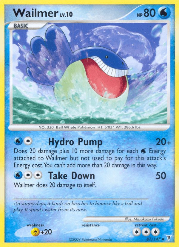 Wailmer, card 87 from Supreme Victors