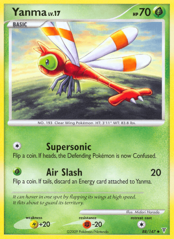 Yanma, card 88 from Supreme Victors