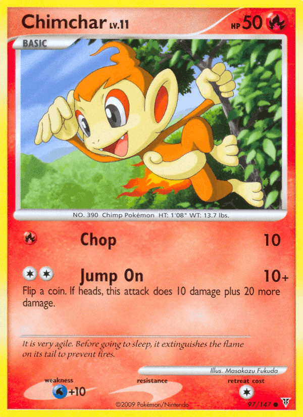 Chimchar, card 97 from Supreme Victors