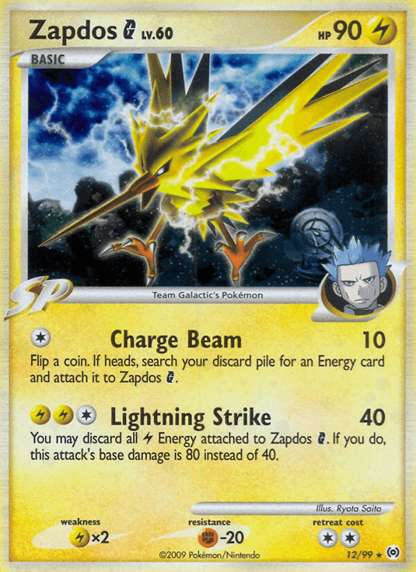 Zapdos G, carte 12 de Arceus