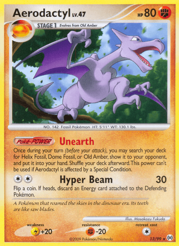 Aerodactyl, carta 13 di Arceus