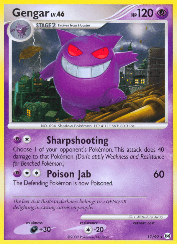 Gengar, carte 17 de Arceus
