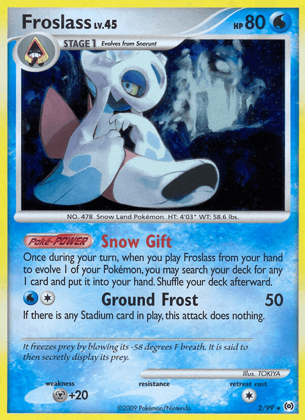 Froslass, carta 2 de Arceus