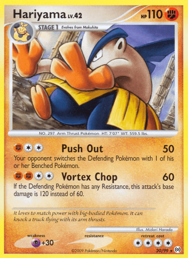 Hariyama, carta 20 di Arceus