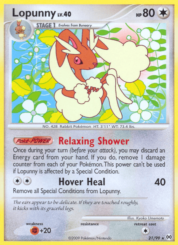 Lopunny, carte 21 de Arceus