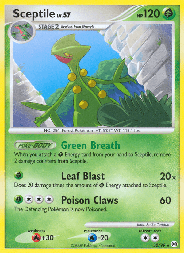 Sceptile, carta 30 di Arceus