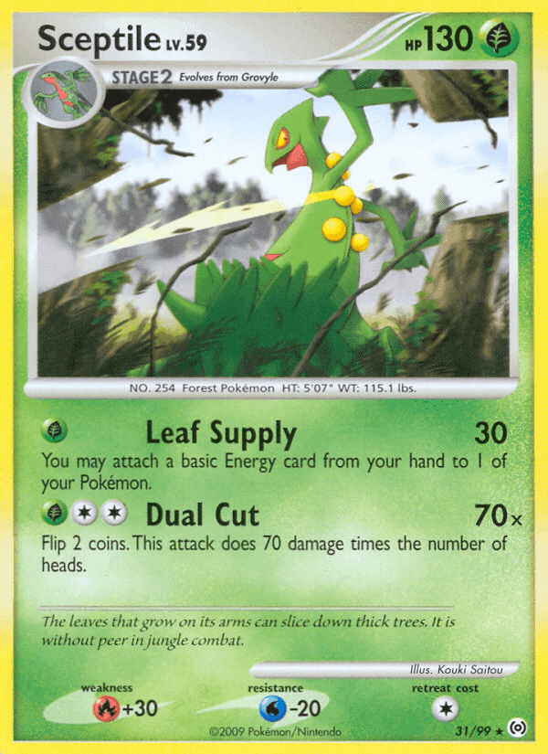 Sceptile, carta 31 di Arceus