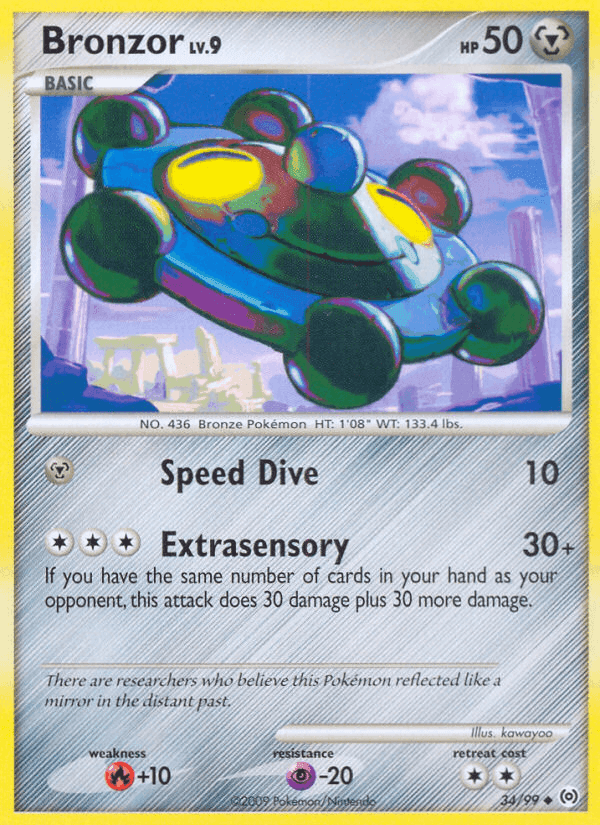 Bronzor, carte 34 de Arceus