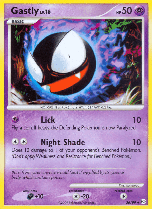 Gastly, carta 36 di Arceus