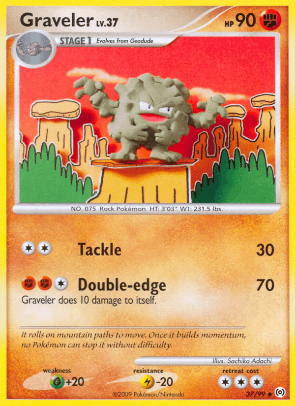 Graveler, carte 37 de Arceus