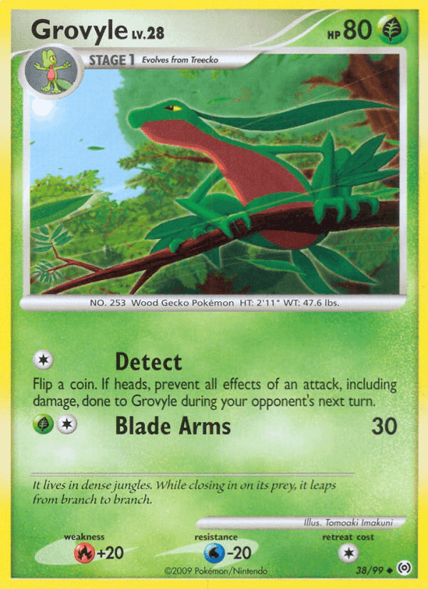 Grovyle, carta 38 di Arceus