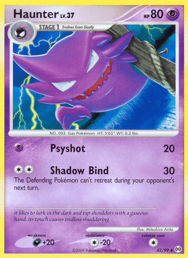 Haunter, carte 42 de Arceus