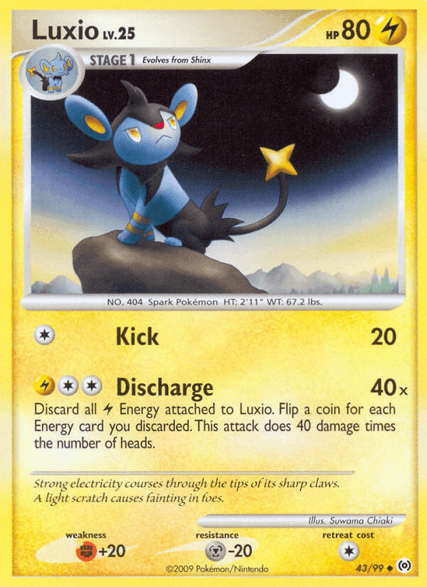 Luxio, carta 43 di Arceus