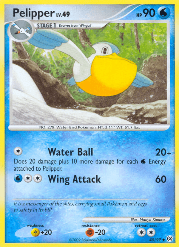 Pelipper, carta 45 di Arceus