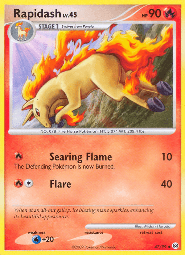 Rapidash, carte 47 de Arceus