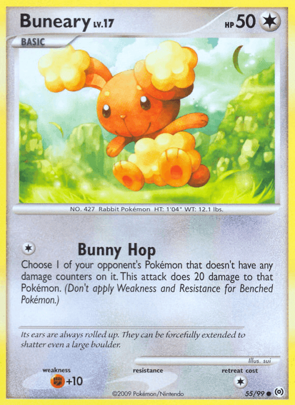 Buneary, carta 55 di Arceus