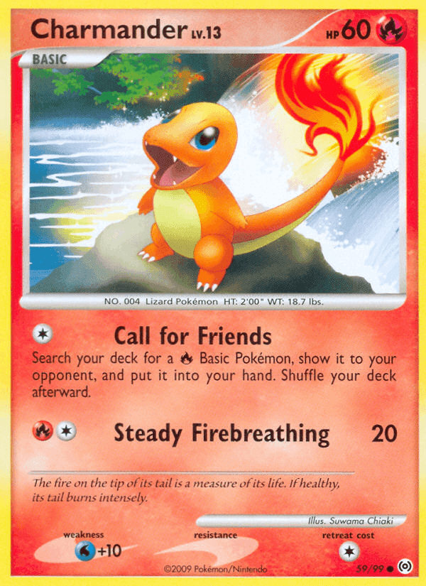Charmander, carta 59 di Arceus