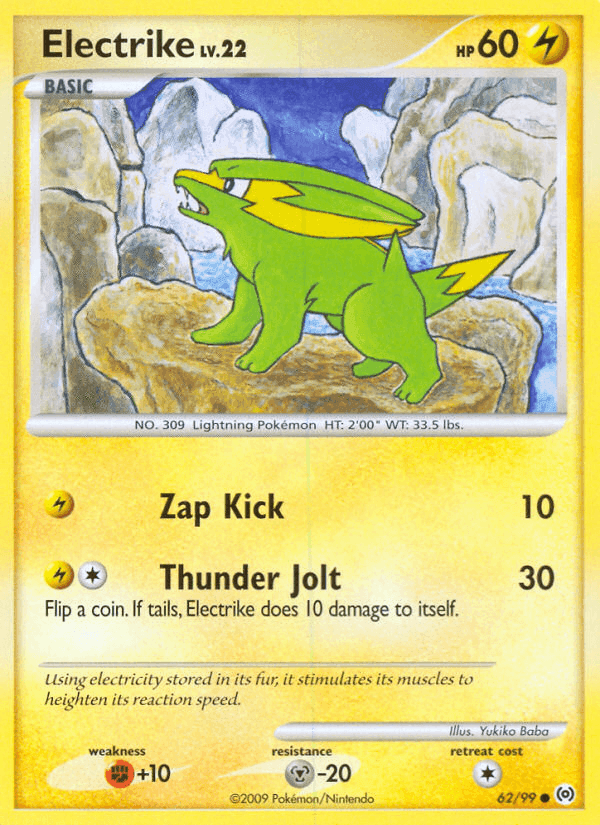 Electrike, card 62 from Arceus