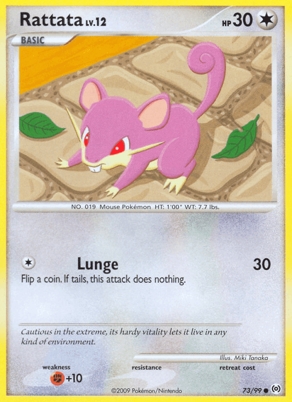 Rattata, card 73 from Arceus
