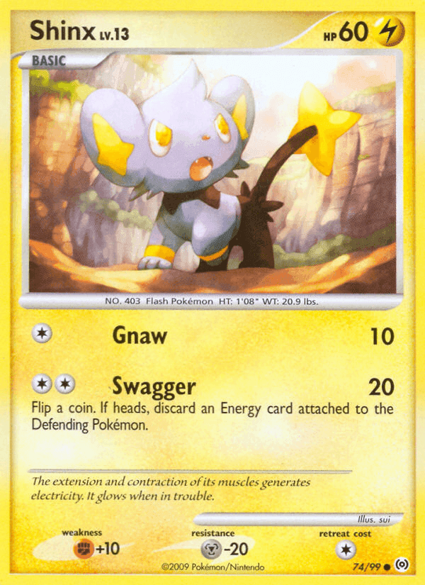 Shinx, card 74 from Arceus