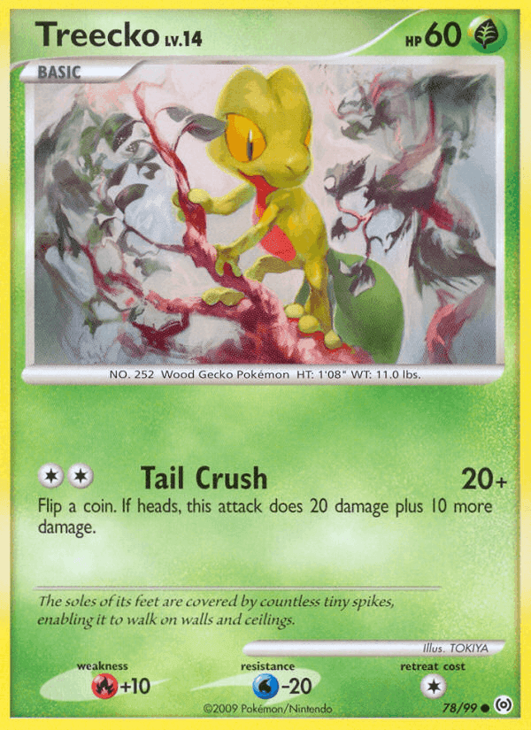 Treecko, card 78 from Arceus