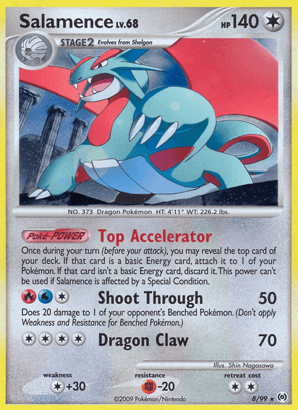Salamence, carta 8 di Arceus