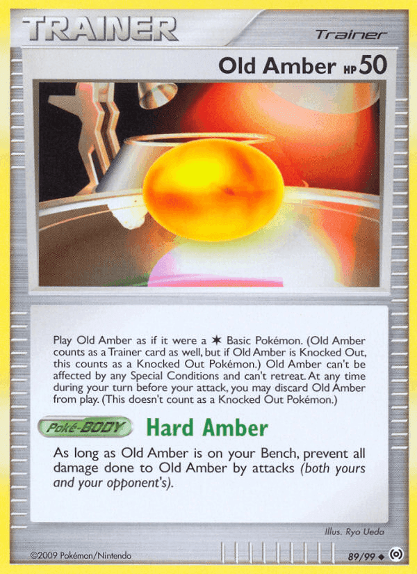 Old Amber, card 89 from Arceus