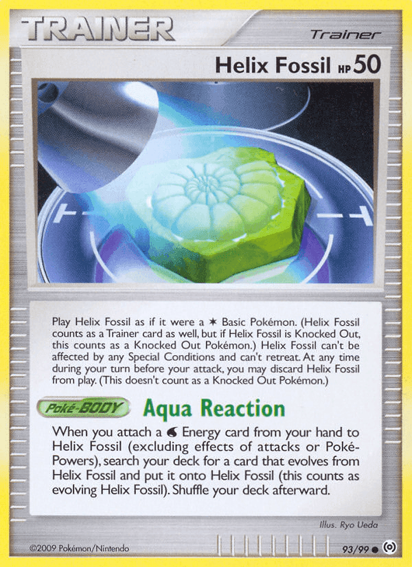 Helix Fossil, card 93 from Arceus