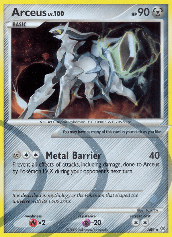 Arceus, carta AR9 di Arceus