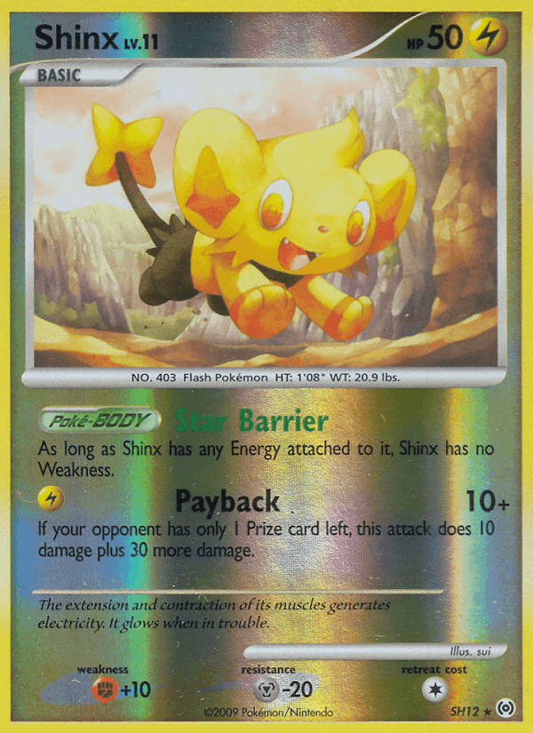 Shinx, card SH12 from Arceus