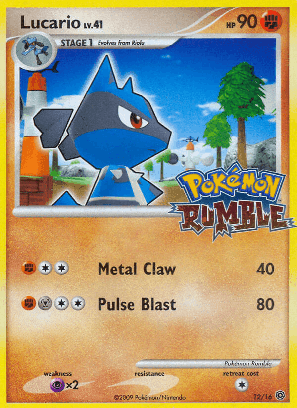 Pokémon Rumble の 12 番、Lucario