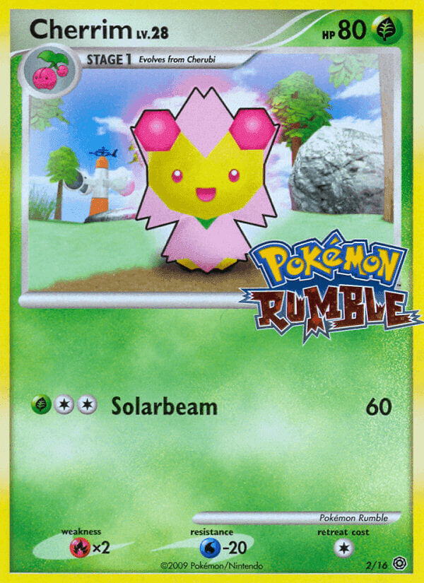 Cherrim, carta 2 di Pokémon Rumble