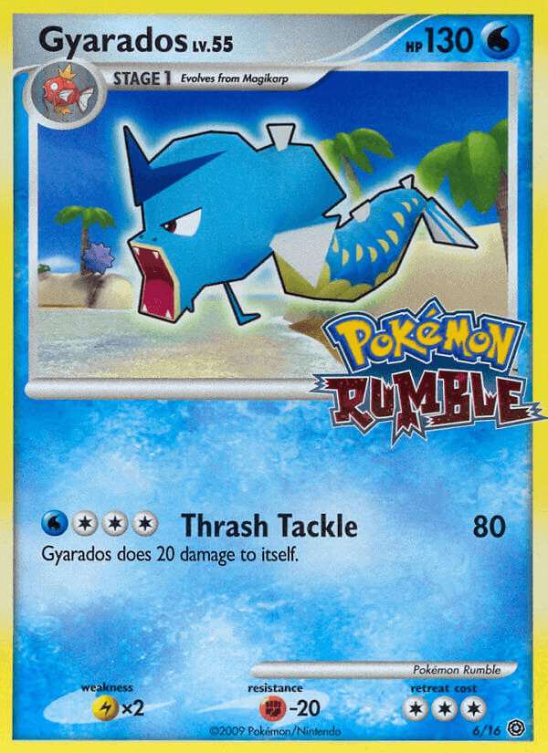 Pokémon Rumble の 6 番、Gyarados