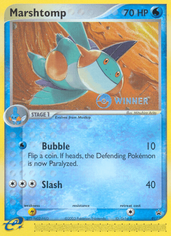 Marshtomp, carta 11 di Nintendo Black Star Promos