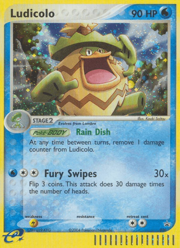 Ludicolo, carte 20 de Promo Nintendo