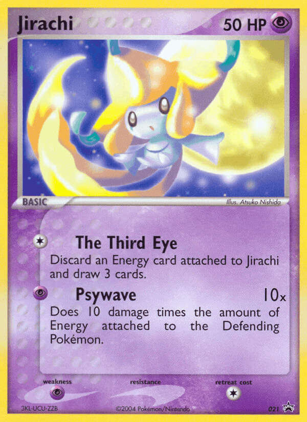 Jirachi, carta 21 di Nintendo Black Star Promos